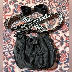 Vintage Havana Crossbody with 2 straps